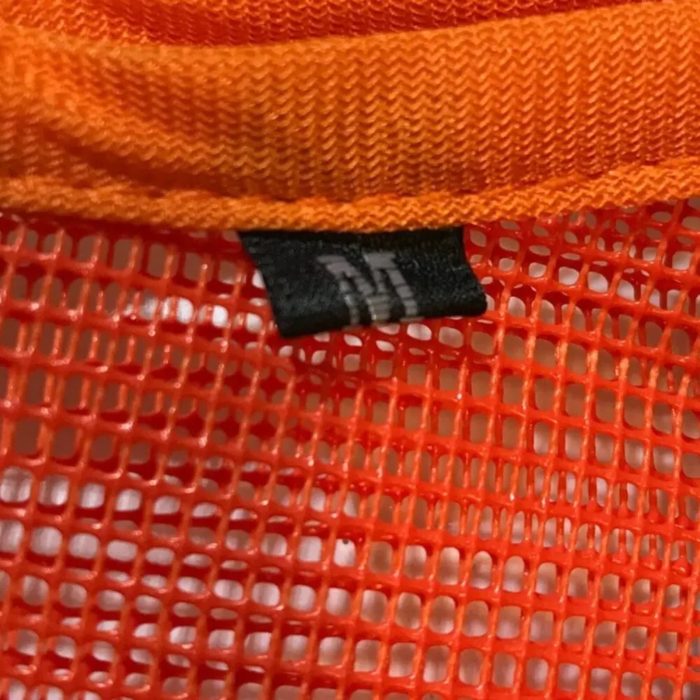 Comfort Breathable Orange Dog Mesh Muzzle Anti-bark Medium